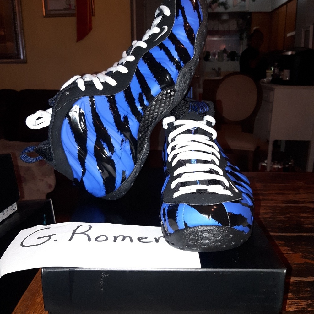 Nike Air Foamposite One Memphis Tigers Sz 12